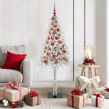 Árbol de Navidad con 150 LED con soporte 150 cm PE y Acero en Decoración Festiva y Estacional | Comprar online en Foru.es
