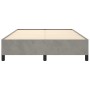 Estructura de cama de terciopelo gris claro 140x190 cm de vidaXL, Camas y somieres - Ref: Foro24-347318, Precio: 153,83 €, De...