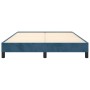 Estructura de cama de terciopelo azul 140x190 cm de vidaXL, Camas y somieres - Ref: Foro24-346974, Precio: 98,82 €, Descuento: %