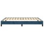 Estructura de cama de terciopelo azul 140x190 cm de vidaXL, Camas y somieres - Ref: Foro24-346974, Precio: 98,82 €, Descuento: %