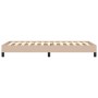 Estructura de cama cuero sintético color capuchino 80x200 cm de vidaXL, Camas y somieres - Ref: Foro24-346873, Precio: 74,75 ...