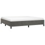 Estructura de cama de terciopelo gris oscuro 180x200 cm de vidaXL, Camas y somieres - Ref: Foro24-347343, Precio: 128,78 €, D...