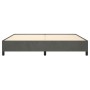 Estructura de cama de terciopelo gris oscuro 180x200 cm de vidaXL, Camas y somieres - Ref: Foro24-347343, Precio: 128,78 €, D...