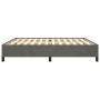 Estructura de cama de terciopelo gris oscuro 180x200 cm de vidaXL, Camas y somieres - Ref: Foro24-347343, Precio: 128,78 €, D...