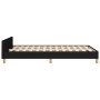 Estructura de cama con cabecero de tela negro 120x200 cm de vidaXL, Camas y somieres - Ref: Foro24-3124881, Precio: 178,32 €,...