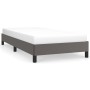Estructura de cama cuero sintético gris 90x190 cm de vidaXL, Camas y somieres - Ref: Foro24-346878, Precio: 75,08 €, Descuent...