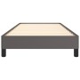 Estructura de cama cuero sintético gris 90x190 cm de vidaXL, Camas y somieres - Ref: Foro24-346878, Precio: 75,08 €, Descuent...