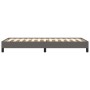 Estructura de cama cuero sintético gris 90x190 cm de vidaXL, Camas y somieres - Ref: Foro24-346878, Precio: 75,08 €, Descuent...