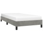 Estructura de cama de terciopelo gris claro 80x200 cm de vidaXL, Camas y somieres - Ref: Foro24-346940, Precio: 83,24 €, Desc...