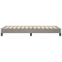 Estructura de cama de terciopelo gris claro 80x200 cm de vidaXL, Camas y somieres - Ref: Foro24-346940, Precio: 83,24 €, Desc...