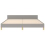 Estructura de cama con cabecero gris claro tela 180x200 cm de vidaXL, Camas y somieres - Ref: Foro24-3125235, Precio: 237,98 ...