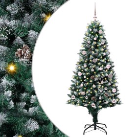 Árbol de Navidad artificial Verde 150 cm PVC y Acero y Plástico en Decoración Festiva y Estacional | Comprar online en Foru.es