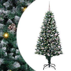 Árbol de Navidad artificial Verde 150 cm PVC y Acero y Plástico en Decoración Festiva y Estacional | Comprar online en Foru.es