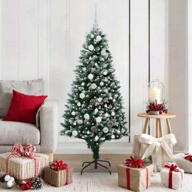 Árbol de Navidad artificial Verde 150 cm PVC y Acero y Plástico en Decoración Festiva y Estacional | Comprar online en Foru.es