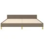 Estructura de cama con cabecero de tela gris taupe 160x200 cm de vidaXL, Camas y somieres - Ref: Foro24-3125312, Precio: 263,...