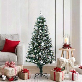 Árbol de Navidad artificial Verde 150 cm PVC y Acero y Plástico en Decoración Festiva y Estacional | Comprar online en Foru.es