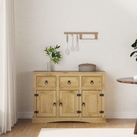 Aparador Corona madera maciza pino mexicano 115x43x79,5 cm de vidaXL, Aparadores - Ref: Foro24-3188012, Precio: 332,28 €, Des...