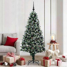 Árbol de Navidad artificial Verde 180 cm PVC y Acero y Plástico en Decoración Festiva y Estacional | Comprar online en Foru.es