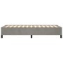 Estructura de cama de terciopelo gris claro 90x190 cm de vidaXL, Camas y somieres - Ref: Foro24-347294, Precio: 76,79 €, Desc...