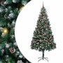 Árbol de Navidad artificial Verde 210 cm PVC y Acero y Plástico en Decoración Festiva y Estacional | Comprar online en Foru.es