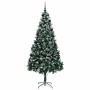 Árbol de Navidad artificial Verde 210 cm PVC y Acero y Plástico en Decoración Festiva y Estacional | Comprar online en Foru.es
