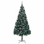 Árbol de Navidad artificial Verde 210 cm PVC y Acero y Plástico en Decoración Festiva y Estacional | Comprar online en Foru.es