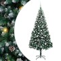 Árbol de Navidad artificial Verde 210 cm PVC y Acero y Plástico en Decoración Festiva y Estacional | Comprar online en Foru.es