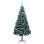 Árbol de Navidad artificial Verde 210 cm PVC y Acero y Plástico en Decoración Festiva y Estacional | Comprar online en Foru.es