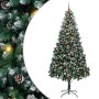 Árbol de Navidad artificial Verde 240 cm PVC y Acero y Plástico en Decoración Festiva y Estacional | Comprar online en Foru.es