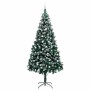 Árbol de Navidad artificial Verde 240 cm PVC y Acero y Plástico en Decoración Festiva y Estacional | Comprar online en Foru.es
