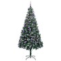 Árbol de Navidad artificial Verde 240 cm PVC y Acero y Plástico en Decoración Festiva y Estacional | Comprar online en Foru.es