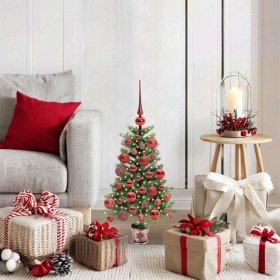 Árbol de Navidad con 150 LED con soporte Verde 65 cm PE en Decoración Festiva y Estacional | Comprar online en Foru.es