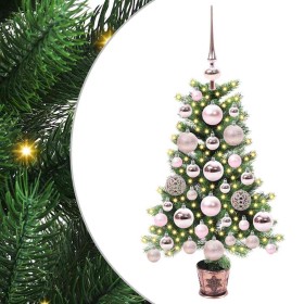 Árbol de Navidad con 150 LED con soporte Verde 65 cm PE en Decoración Festiva y Estacional | Comprar online en Foru.es