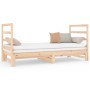 Sofá cama extraíble madera maciza de pino 2x(90x190) cm de vidaXL, Camas y somieres - Ref: Foro24-3124762, Precio: 167,34 €, ...