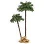 Palmera artificial doble con LED 125 cm y 210 cm de vidaXL, Arboles de navidad - Ref: Foro24-347638, Precio: 78,95 €, Descuen...