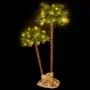 Palmera artificial doble con LED 125 cm y 210 cm de vidaXL, Arboles de navidad - Ref: Foro24-347638, Precio: 78,95 €, Descuen...