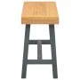 Banco de madera maciza de teca 110 cm de vidaXL, Bancos de comedor y cocina - Ref: Foro24-340743, Precio: 112,43 €, Descuento: %
