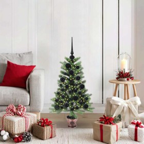 Árbol de Navidad con 150 LED con soporte Verde 90 cm PE en Decoración Festiva y Estacional | Comprar online en Foru.es