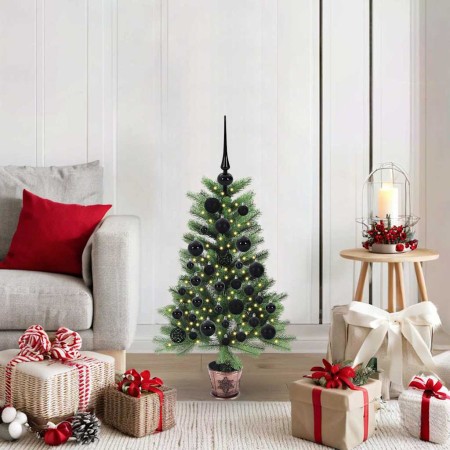 Árbol de Navidad con 150 LED con soporte Verde 90 cm PE en Decoración Festiva y Estacional | Comprar online en Foru.es
