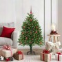 Árbol de Navidad con 150 LED con soporte Verde 120 cm PE en Decoración Festiva y Estacional | Comprar online en Foru.es