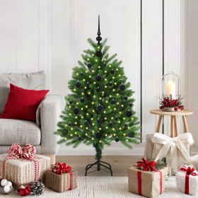 Árbol de Navidad con 150 LED con soporte Verde 120 cm PE en Decoración Festiva y Estacional | Comprar online en Foru.es