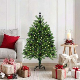 Árbol de Navidad con 150 LED con soporte Verde 120 cm PE en Decoración Festiva y Estacional | Comprar online en Foru.es