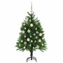 Árbol de Navidad con 150 LED con soporte Verde 120 cm PE en Decoración Festiva y Estacional | Comprar online en Foru.es