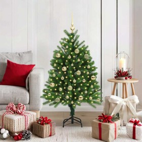 Árbol de Navidad con 150 LED con soporte Verde 120 cm PE en Decoración Festiva y Estacional | Comprar online en Foru.es