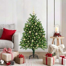 Árbol de Navidad con 150 LED con soporte Verde 120 cm PE en Decoración Festiva y Estacional | Comprar online en Foru.es