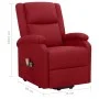 Sillón de masaje elevable tela rojo tinto de vidaXL, Sillones de masaje eléctricos - Ref: Foro24-329712, Precio: 414,11 €, De...