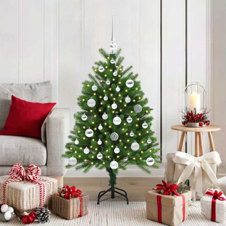 Árbol de Navidad con 150 LED con soporte Verde 120 cm PE en Decoración Festiva y Estacional | Comprar online en Foru.es
