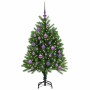 Árbol de Navidad con 150 LED con soporte Verde 120 cm PE en Decoración Festiva y Estacional | Comprar online en Foru.es