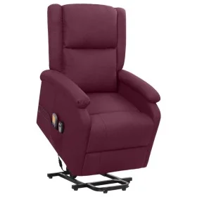 Sillón de masaje elevable tela morado de vidaXL, Sillones de masaje eléctricos - Ref: Foro24-329716, Precio: 414,06 €, Descue...