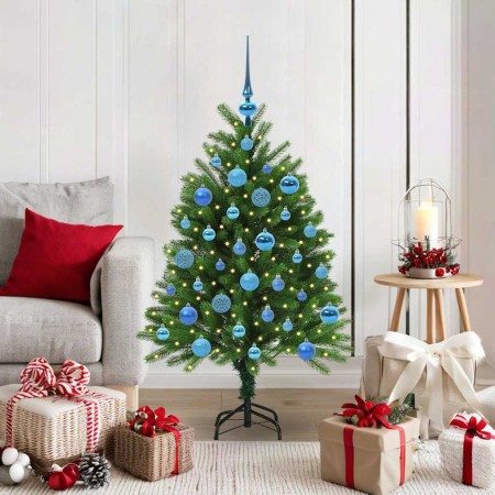 Árbol de Navidad con 150 LED con soporte Verde 120 cm PE en Decoración Festiva y Estacional | Comprar online en Foru.es